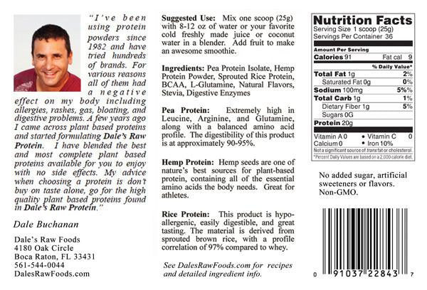 Dales Raw Protein - Strawberry Banana - 2 lb Bag