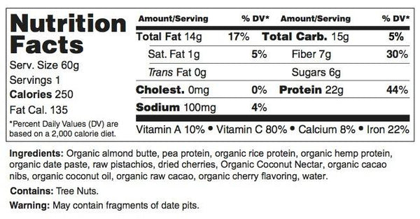 Cherry Pistachio Protein Bar (Box of 12)