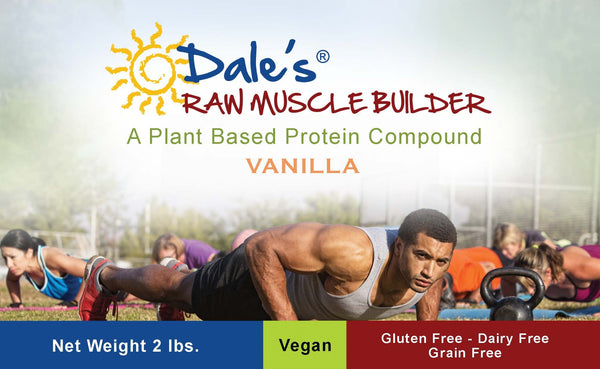 Dales Raw Muscle Builder - Vanilla - 2 lb Bag