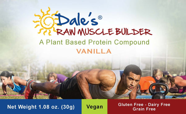 Dales Raw Muscle Builder - Vanilla - 15 Single Servings